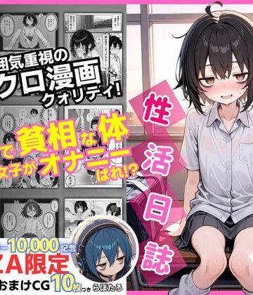 【永依藍LAB（えーあいらぼ）】陰キャ（♂）と陰キャ（♀）の性活日誌【FANZA限定特装版】｜制服
