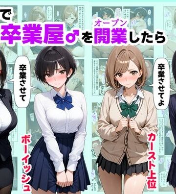 【【ハマダ商店】】クラスで【処女卒業屋】を開業したら｜制服