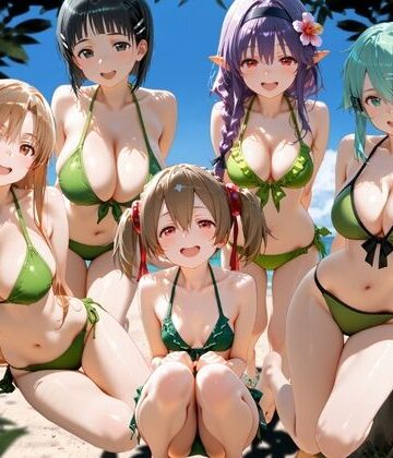 【ちこりこ】ビーチで出会った美女をナンパしてメス堕ちさせた話 S○O｜変身ヒロイン